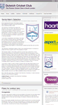 Mobile Screenshot of dulwichcc.com